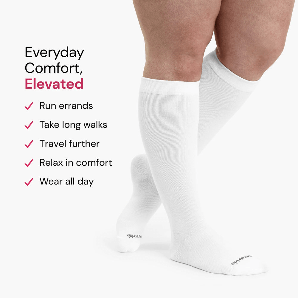 Bamboo® - Premium Wide Compression Socks For Pain Relief